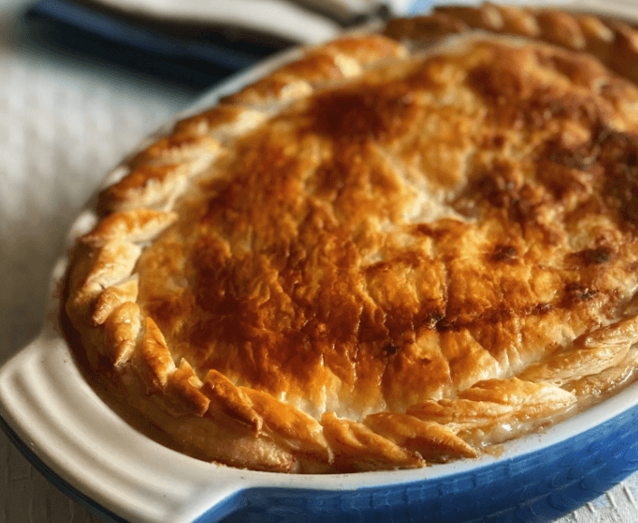 Chicken, Leek, Cheddar & Pont L'Eveque Pot Pie by Mandy Hall
