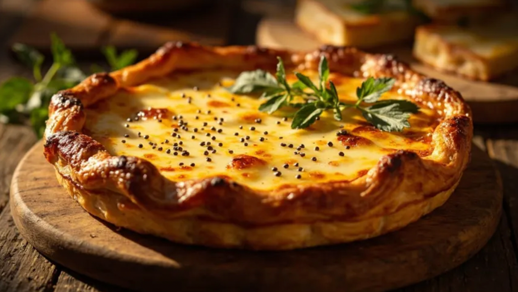 Four Cheese Gooey Tart