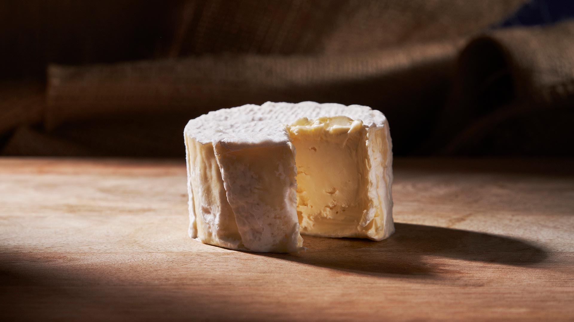 White mould cheese collection image